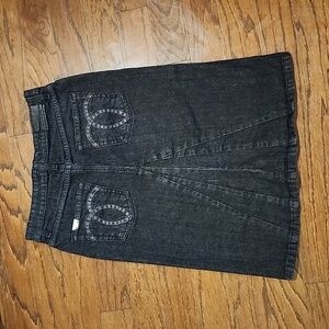 Vtg Jordache denim Jean skirt knee length skirt size 4